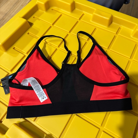 Nike Black and Red Athletic Bra - Picture 2 of 2